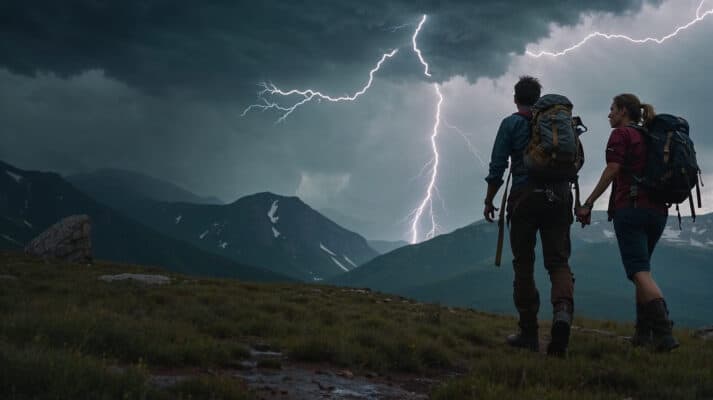 Quali sono le probabilità di essere colpiti da un fulmine e come rimanere al sicuro in montagna?