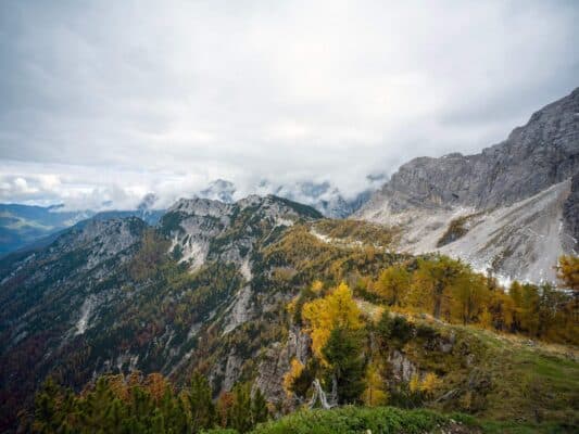 Erjavčeva koča - Slemenova špica - Sleme